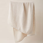 Load image into Gallery viewer, Honeycombed Textured Linen Bath Towel in cappuccino color
