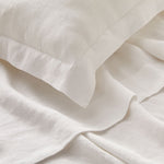 Load image into Gallery viewer, Pure Italian Hemp Double Bed Sheet Set in Latte/Oat colors

