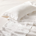 Carica l&#39;immagine nel visualizzatore di Gallery, Pure Italian Hemp Single Bed Sheet Set in Latte/Oat colors
