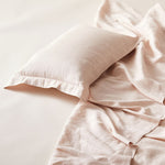Carica l&#39;immagine nel visualizzatore di Gallery, Pure Linen Single Bed Sheet Set in Cameo color
