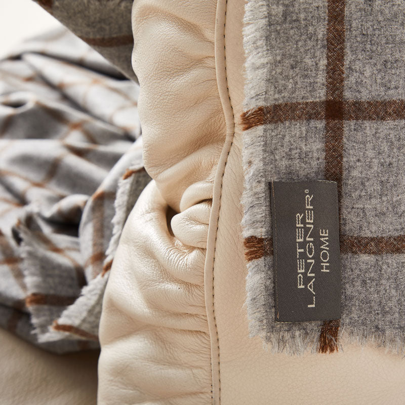 Checked Cashmere Blanket