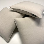 Carica l&#39;immagine nel visualizzatore di Gallery, Fresh Linen Cushion Woven in Oat color finished with Coordinated Piping
