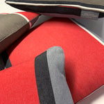 Load image into Gallery viewer, Lively Striped Cushion in pure Cotton finished with Coordinated Color Piping, 19.7&quot;x19.7&quot;
