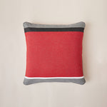 Load image into Gallery viewer, Lively Striped Cushion in pure Cotton finished with Coordinated Color Piping, 19.7&quot;x19.7&quot;
