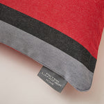 Load image into Gallery viewer, Lively Striped Cushion in pure Cotton finished with Coordinated Color Piping, 19.7&quot;x19.7&quot;
