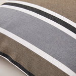 Load image into Gallery viewer, Lively Striped Cushion in pure Cotton finished with Coordinated Color Piping, 19.7&quot;x19.7&quot;
