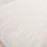 Carica l&#39;immagine nel visualizzatore di Gallery, Fresh Linen Cushion Woven in a Honeycomb Texture the color of fresh Milk poured into your favorite coffee
