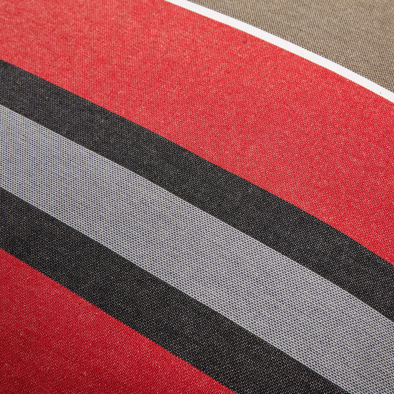 Striped Placemat in Orange and Dark Grey color scheme, 2-piece sets