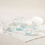 Load image into Gallery viewer, Recycled Medium Glass Tumbler in a Set of 6 in Sea-Green
