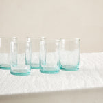 Load image into Gallery viewer, Recycled Medium Glass Tumbler in a Set of 6 in Sea-Green
