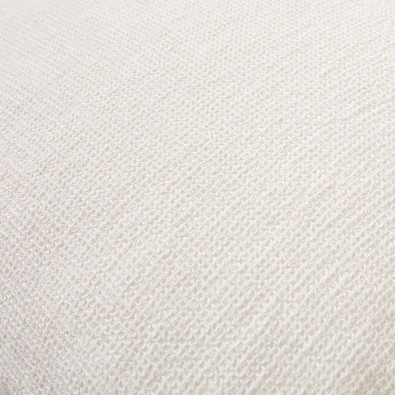 Honeycombed Textured Linen Bath Towel in Latte color