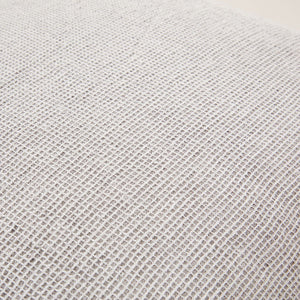 Honeycombed Textured Linen Bath Towel in Stone color