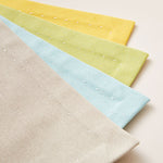 Carica l&#39;immagine nel visualizzatore di Gallery, Cotton Placemat with Ribbon Hand Embroidery in Tiffany Blue color - 2-piece sets
