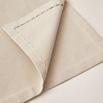 Load image into Gallery viewer, Cotton Placemat with Ribbon Hand Embroidery in Oat color - 2-piece sets
