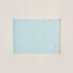 Load image into Gallery viewer, Cotton Placemat with Ribbon Hand Embroidery in Tiffany Blue color - 2-piece sets
