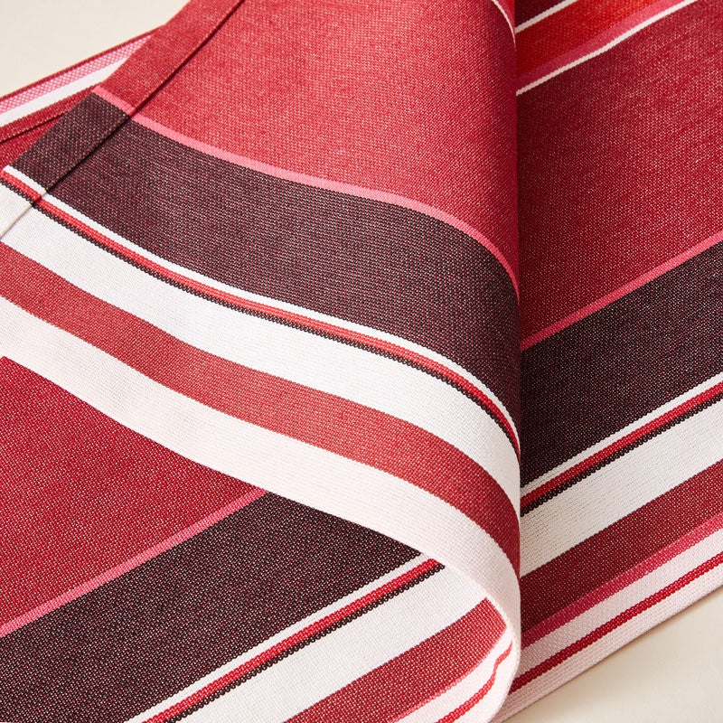 Striped Placemat in Amarena color scheme, 2-piece sets