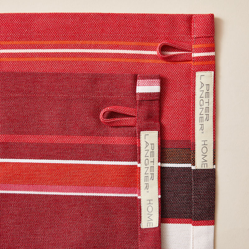 Striped Placemat in Amarena color scheme, 2-piece sets