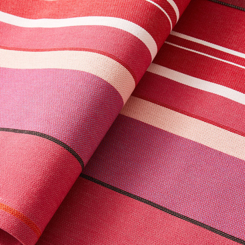 Striped Placemat in Amarena color scheme, 2-piece sets