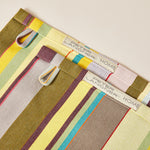 Load image into Gallery viewer, Striped Placemat in Green and Purple color scheme, 2-piece sets
