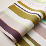 Load image into Gallery viewer, Striped Placemat in Green and Purple color scheme, 2-piece sets
