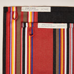 Load image into Gallery viewer, Striped Placemat in Red and Black color scheme, 2-piece sets
