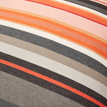 Load image into Gallery viewer, Lively Striped Cushion in pure Cotton finished with Coordinated Color Piping, 31.5&quot;x31.5&quot;
