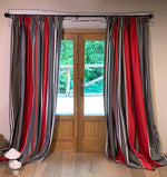 Load image into Gallery viewer, Cheerful Striped Drapes

