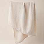 Carica l&#39;immagine nel visualizzatore di Gallery, Honeycombed Textured Linen Bath Towel in cappuccino color
