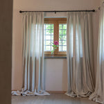 Load image into Gallery viewer, Thread Embroidered Linen Drapes
